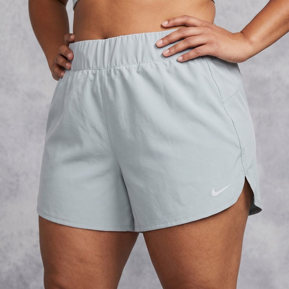 Nike Women's Dri-FIT Running Shorts Grey Athletic Performance Size XL